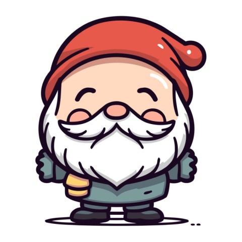 Santa Claus Cartoon Vector Illustration