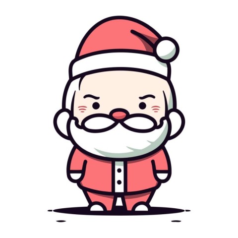 Santa Claus Cartoon Vector Illustration