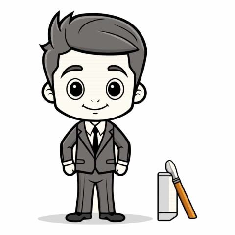 Businessman - Business Cartoon Character Vector Illustrationï