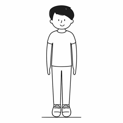 young man avatar character icon vector illustration design in b