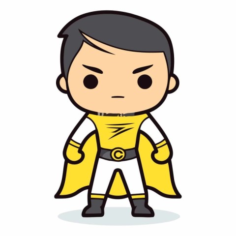 Superhero - Cartoon Vector Illustration�