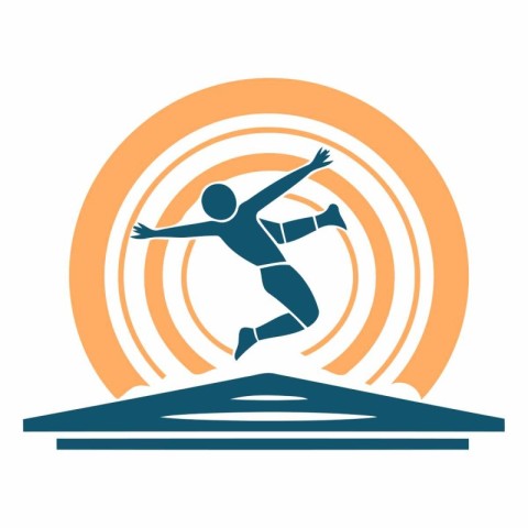 Sport design over white background. Vector graphic.